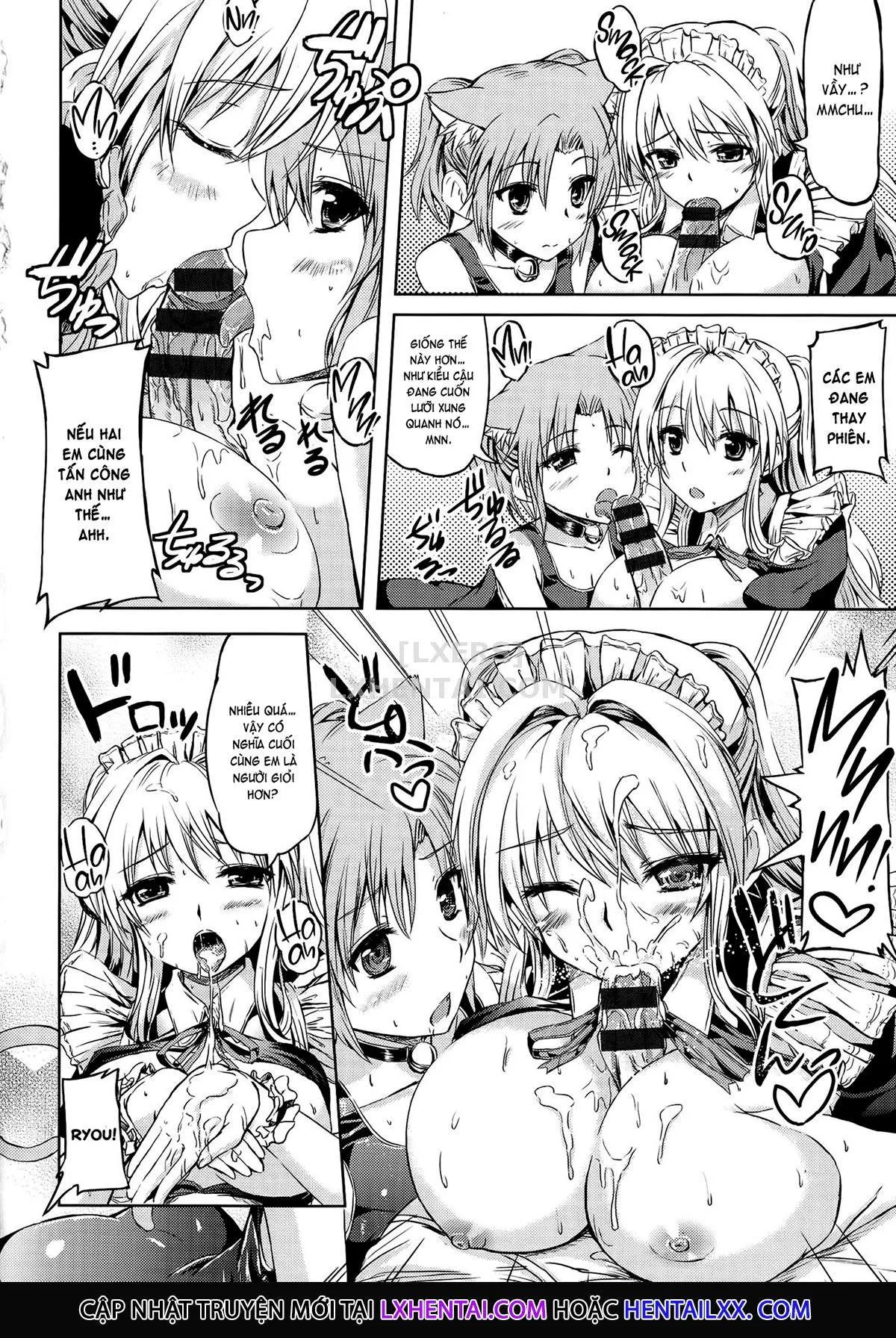 HentaiVN.net - Ảnh 14 - Ojousama No Maid Jijou - Chap 7