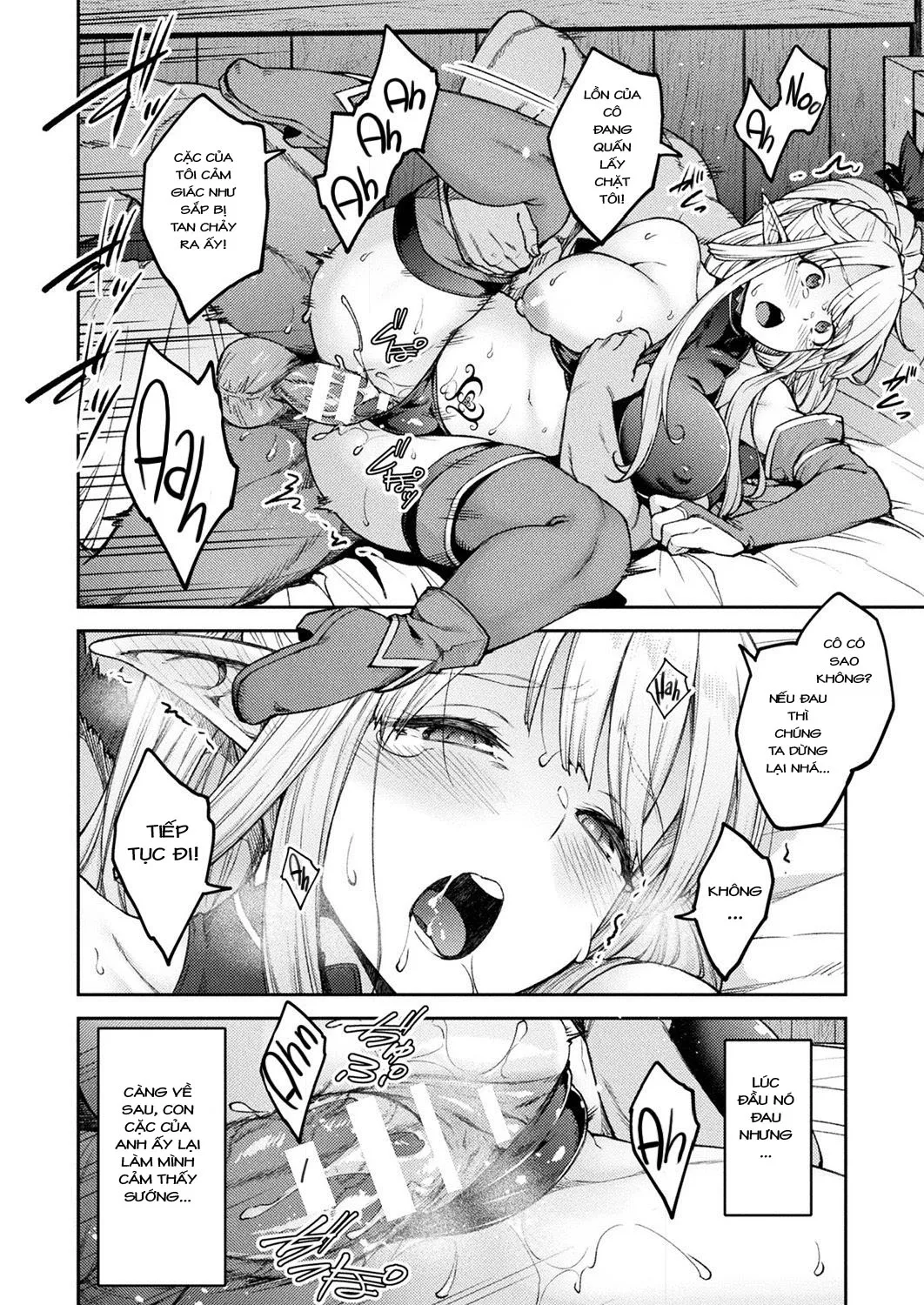 HentaiVN.net - Ảnh 12 - Himono Erufu, Kozukuri o Suru [干物エルフ、子作りをする。] - Oneshot