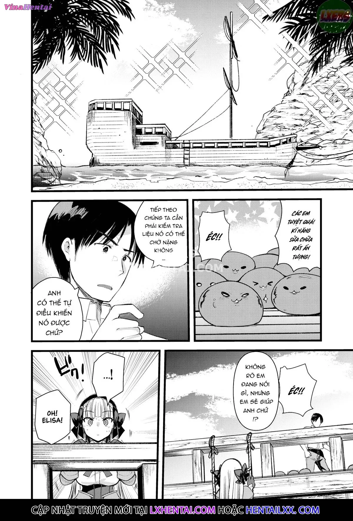HentaiVN.net - Ảnh 14 - Cuộc sống thư thái nơi đảo hoang cùng cô Kỵ sĩ công chúa Level 1 - Chap 8