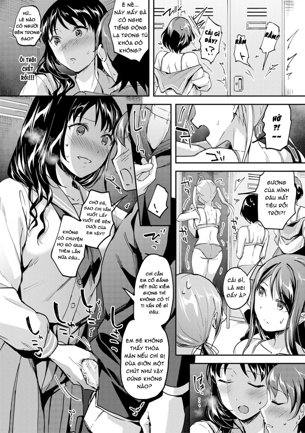 HentaiVN.net - Ảnh 14 - Nào chị em ta cùng hấp diêm! [Let’s Gyaku Rape, Let's Reverse Rape, Let’s逆レイプ] - Chap 1: Bị cô người yêu úp bô!