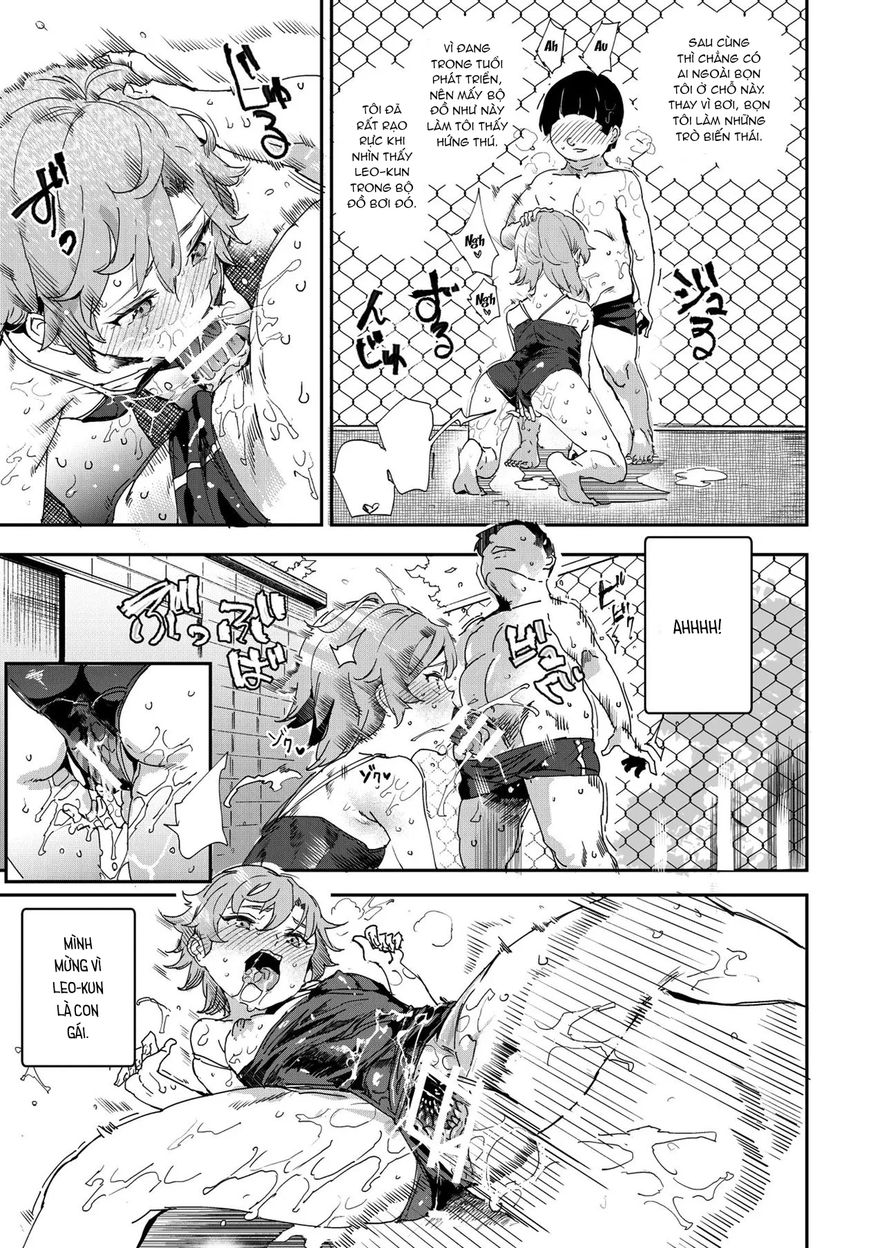 HentaiVN.net - Ảnh 14 - Mùa hè năm ấy, tôi phát hiện ra thằng bạn thân thuở nhỏ... là con gái! [My childhood sex friend ~the summer where we found that perverted book~] - Chap 1.2