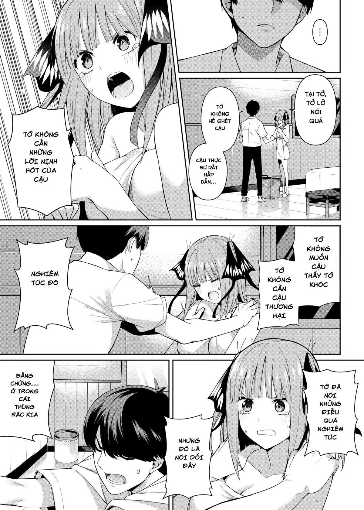 HentaiVN.net - Ảnh 14 - Nibun no Yuudou (Gotoubun no Hanayome) [Half Seduction] - Oneshot