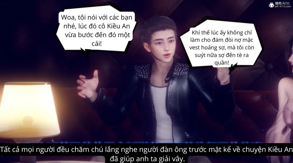 HentaiVN.net - Ảnh 5 - Tiểu Sử Trần Kiều An - Chap 14: Đi bar, da đen bí ẩn xuất hiện