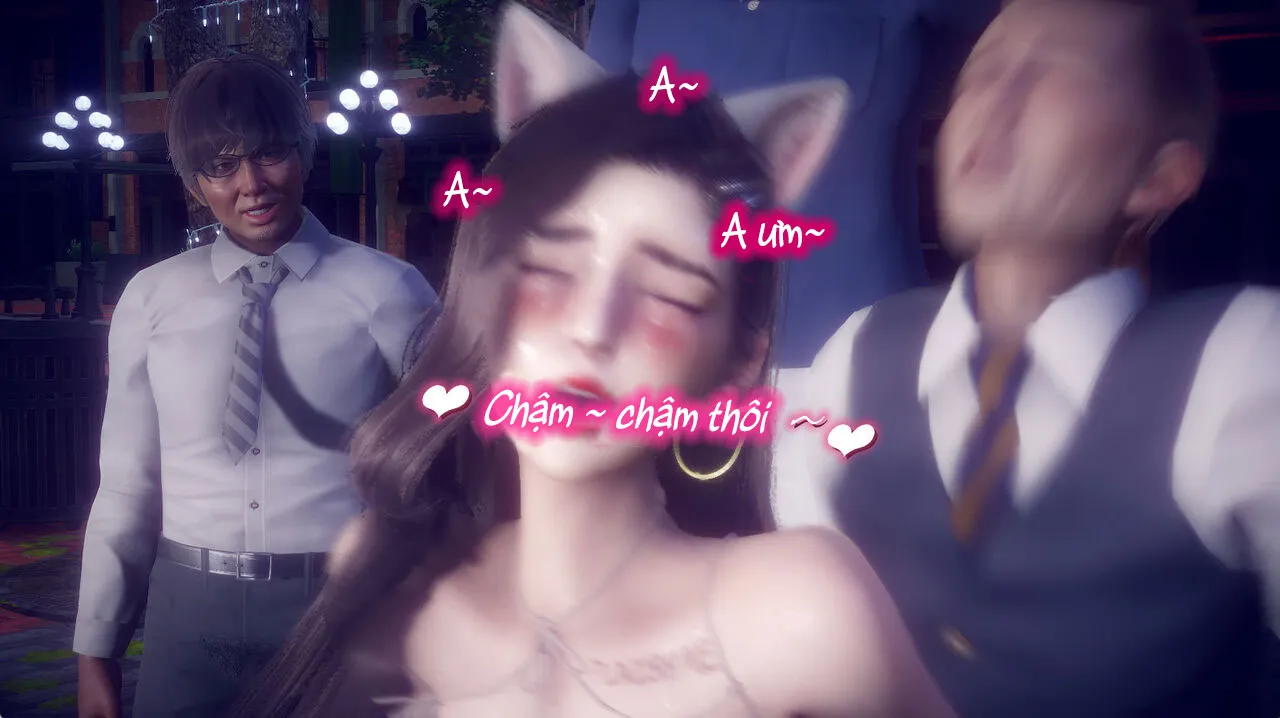 HentaiVN.net - Ảnh 38 - Tiểu Sử Trần Kiều An - Chap 22: Liên tục ăn địt. To quá rồi daddy, chồng ơi đừng qua đây !