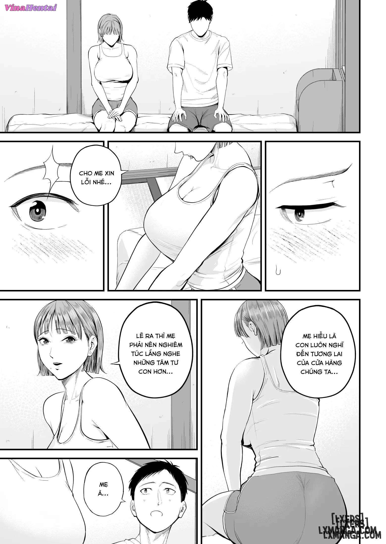 HentaiVN.net - Ảnh 15 - Boshi Jouji ~Daisuki na Okaa-san to Konya Majiwaru - Chap 1