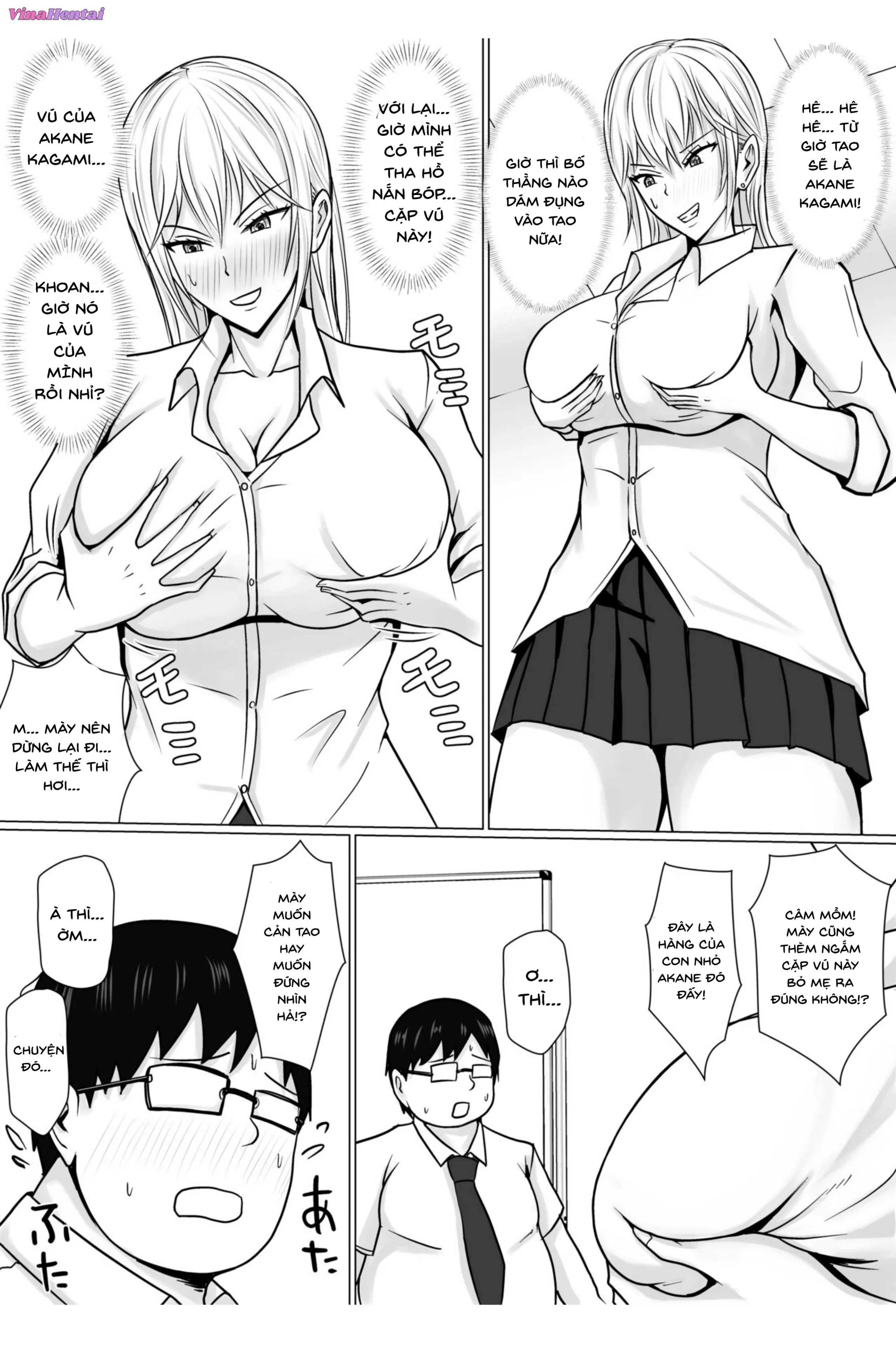 HentaiVN.net - Ảnh 16 - Tôi Nhập Hồn Vào Cô Nàng Yankee (Đầu Gấu) Trong Lớp - Chap 1