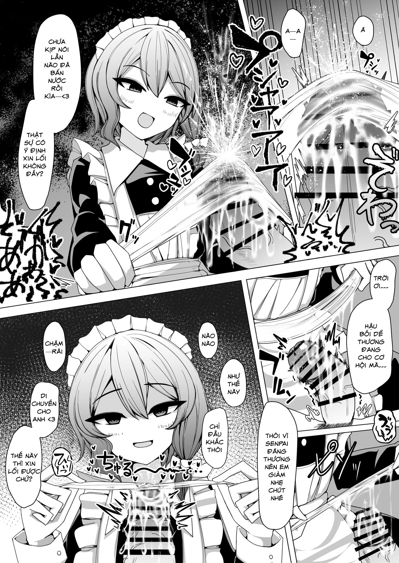 HentaiVN.net - Ảnh 14 - Tôi bị cô hầu gái vắt kiệt cho đến ngất - Oneshot