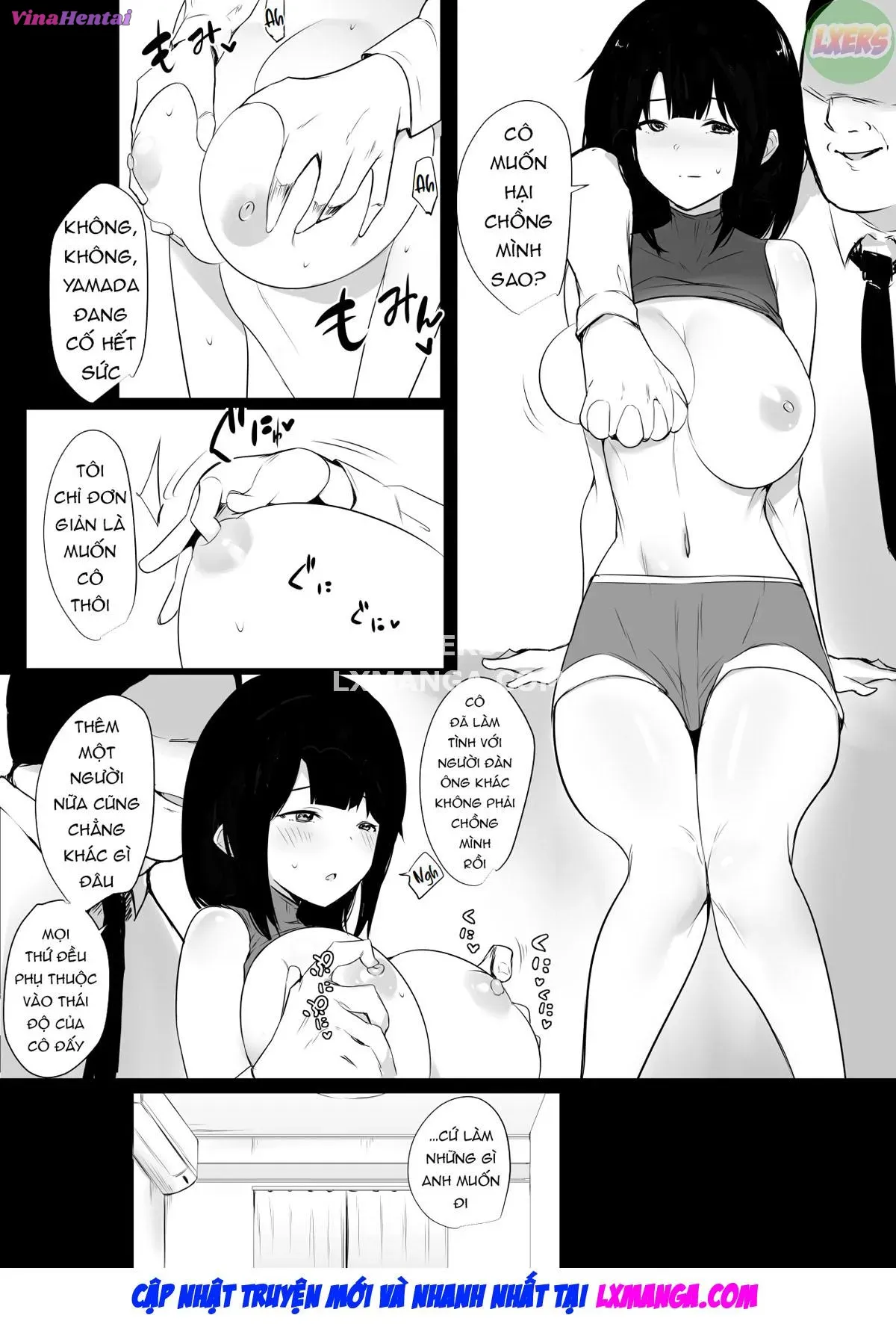 HentaiVN.net - Ảnh 15 - Boku dake ni Amaesasete Kureru Kyonyuu JK Tsuma o Hoka no Otoko ni Dakasete Mita - Chap 4