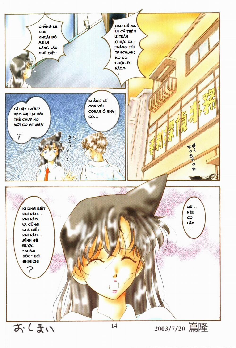 HentaiVN.net - Ảnh 13 - Thánh Conan [Game Of Detective, Trò Chơi Thám Tử] - Chương 5 File 0 Eri cũng yêu Mori lắm đấy chứ?