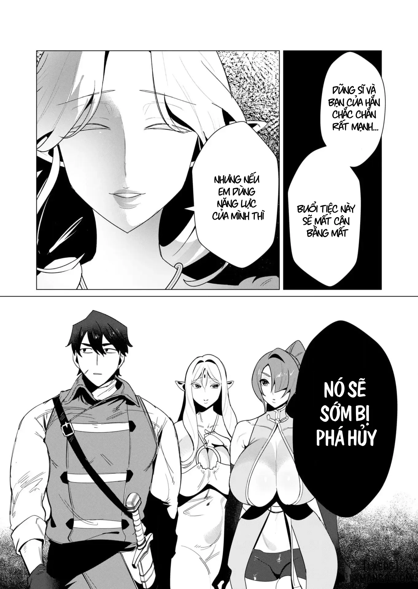 HentaiVN.net - Ảnh 15 - Vị Anh Hùng Muốn “Vợ Người Ta” Làm Phần Thưởng - Chap 8 : Dũng Sĩ x Harpy (phần 1)