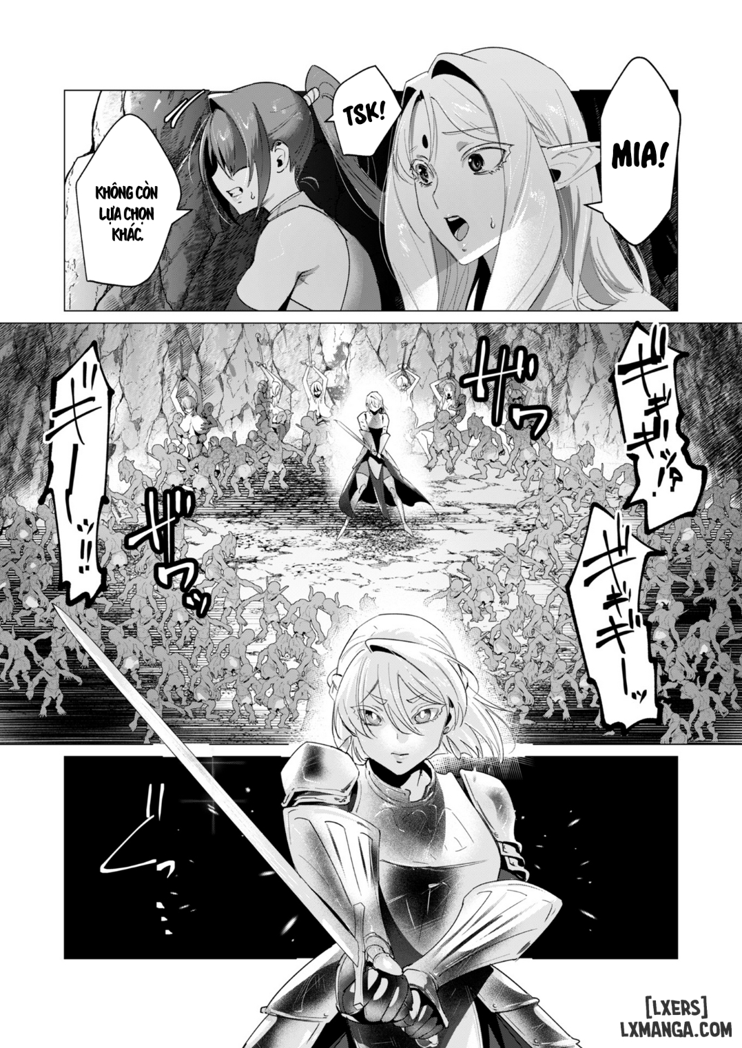 HentaiVN.net - Ảnh 15 - Vị Anh Hùng Muốn “Vợ Người Ta” Làm Phần Thưởng - Chap 16 : Dũng Sĩ và lời nguyền Dark Elf (Phần 3)