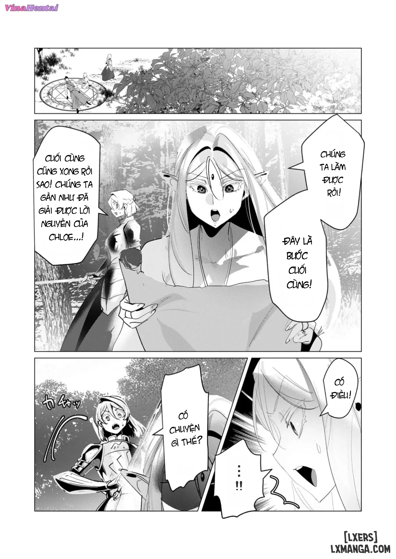 HentaiVN.net - Ảnh 15 - Vị Anh Hùng Muốn “Vợ Người Ta” Làm Phần Thưởng - Chap 18 : Dũng Sĩ và lời nguyền Dark Elf (Phần 5)