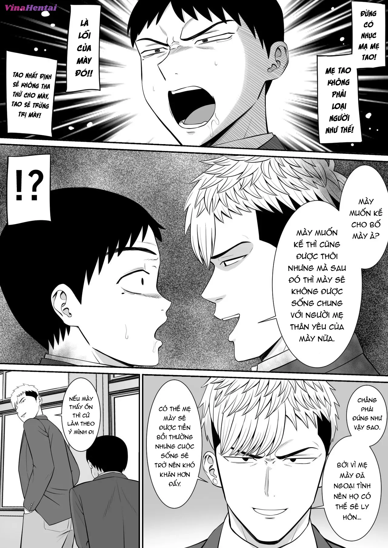 HentaiVN.net - Ảnh 15 - Thằng bắt nạt tôi nó địt mẹ tôi!?  - Phần 4 - chap 1
