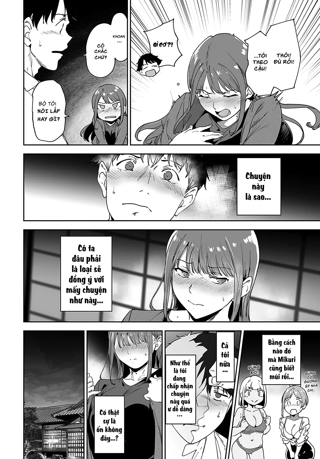HentaiVN.net - Ảnh 16 - Hòn đảo phi luân lý - Chap 3: Tham dự lễ hội với 3 cô em ngọt nước (Phần đầu).