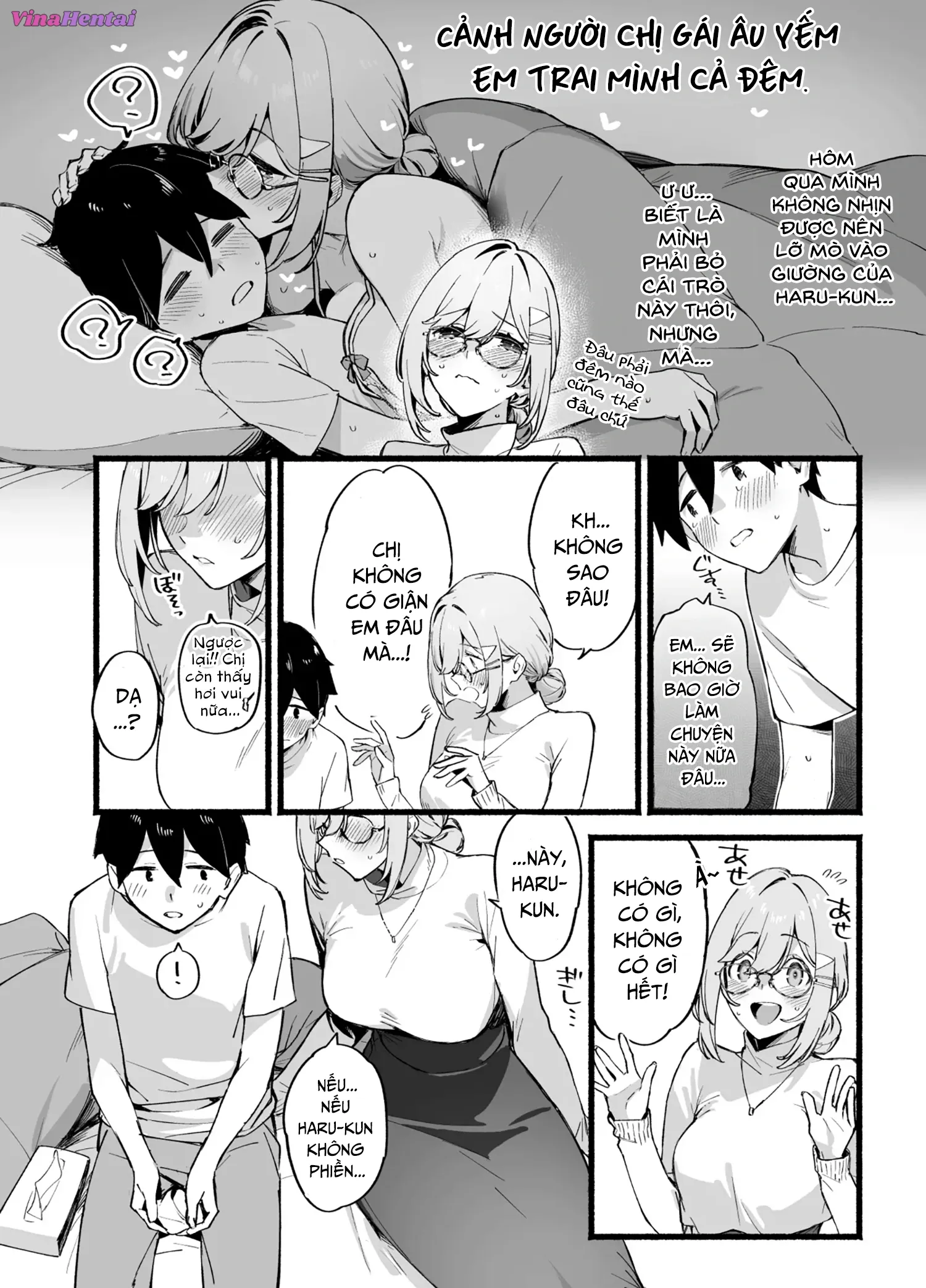 HentaiVN.net - Ảnh 16 - Sister Contrast: Cuộc sống ái ân với những người chị yêu chiều. - Nửa đầu: Chị cả Karia