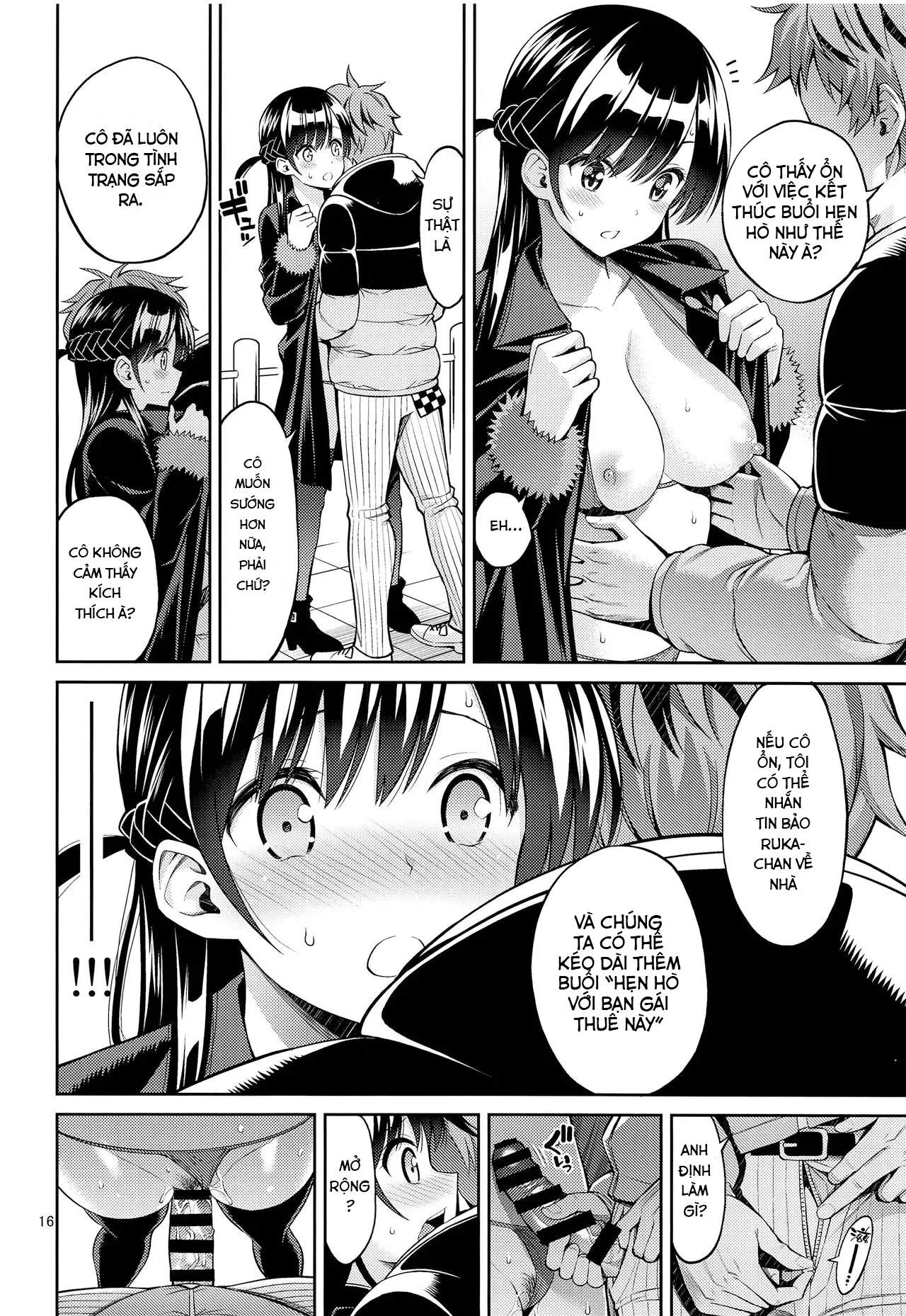 HentaiVN.net - Ảnh 15 - Địt bạn gái thuê cực cay! [Rental Kanojo Osawari Shimasu] - Chap 4