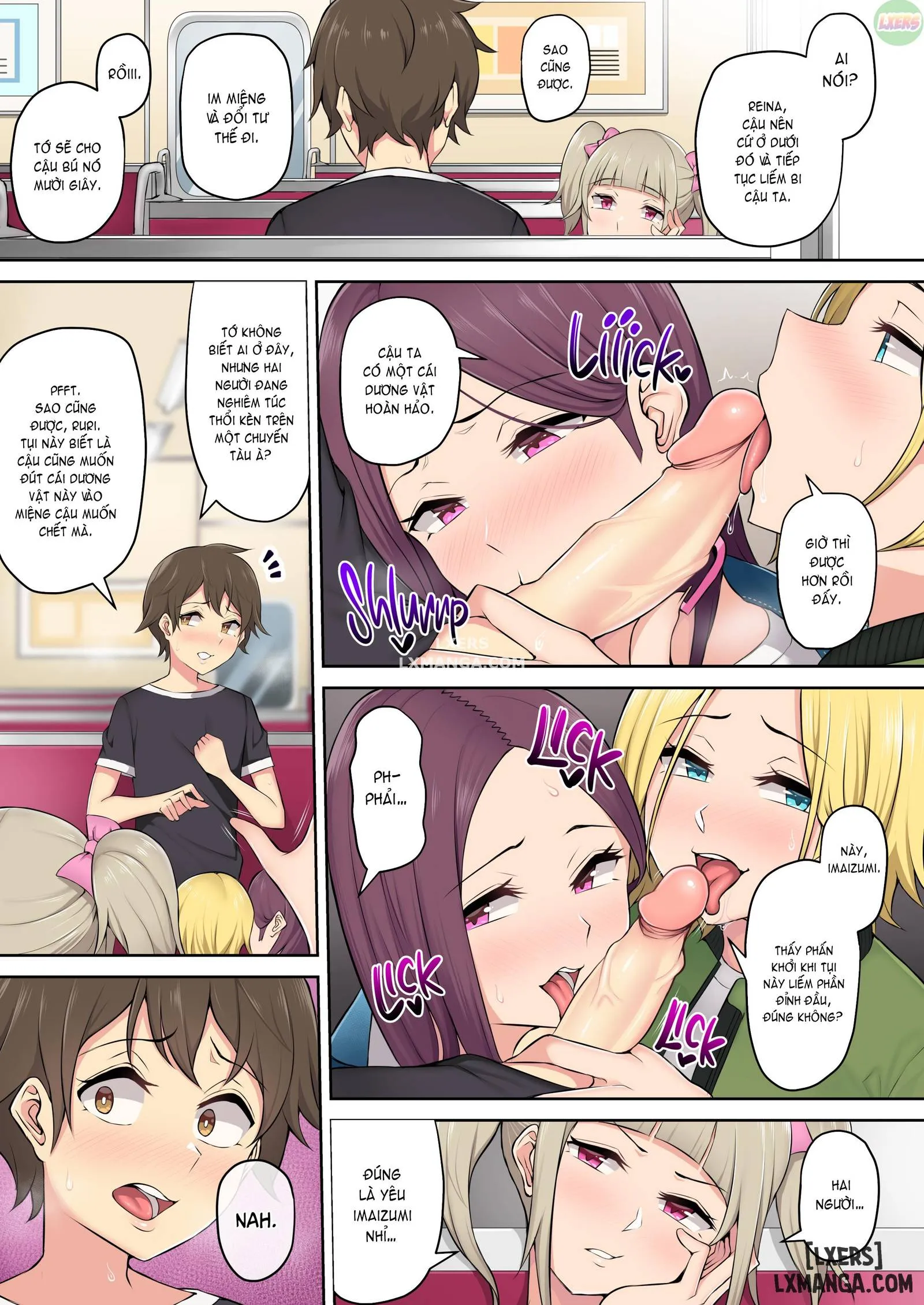 HentaiVN.net - Ảnh 15 - Imaizumi đưa cả bầy Gyaru về nhà mình - Chapter 2