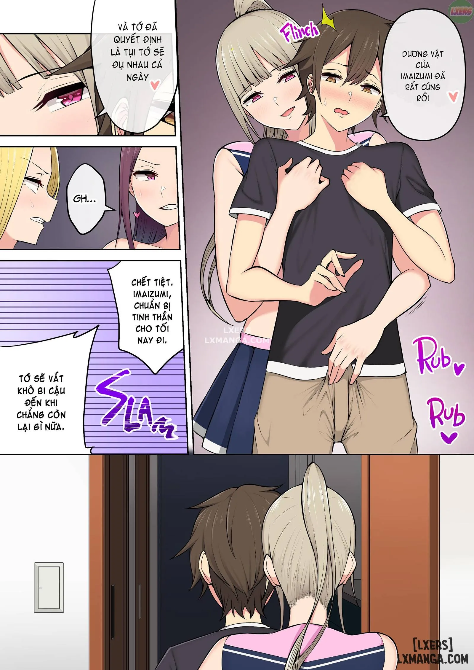 HentaiVN.net - Ảnh 15 - Imaizumi đưa cả bầy Gyaru về nhà mình - Chapter 3