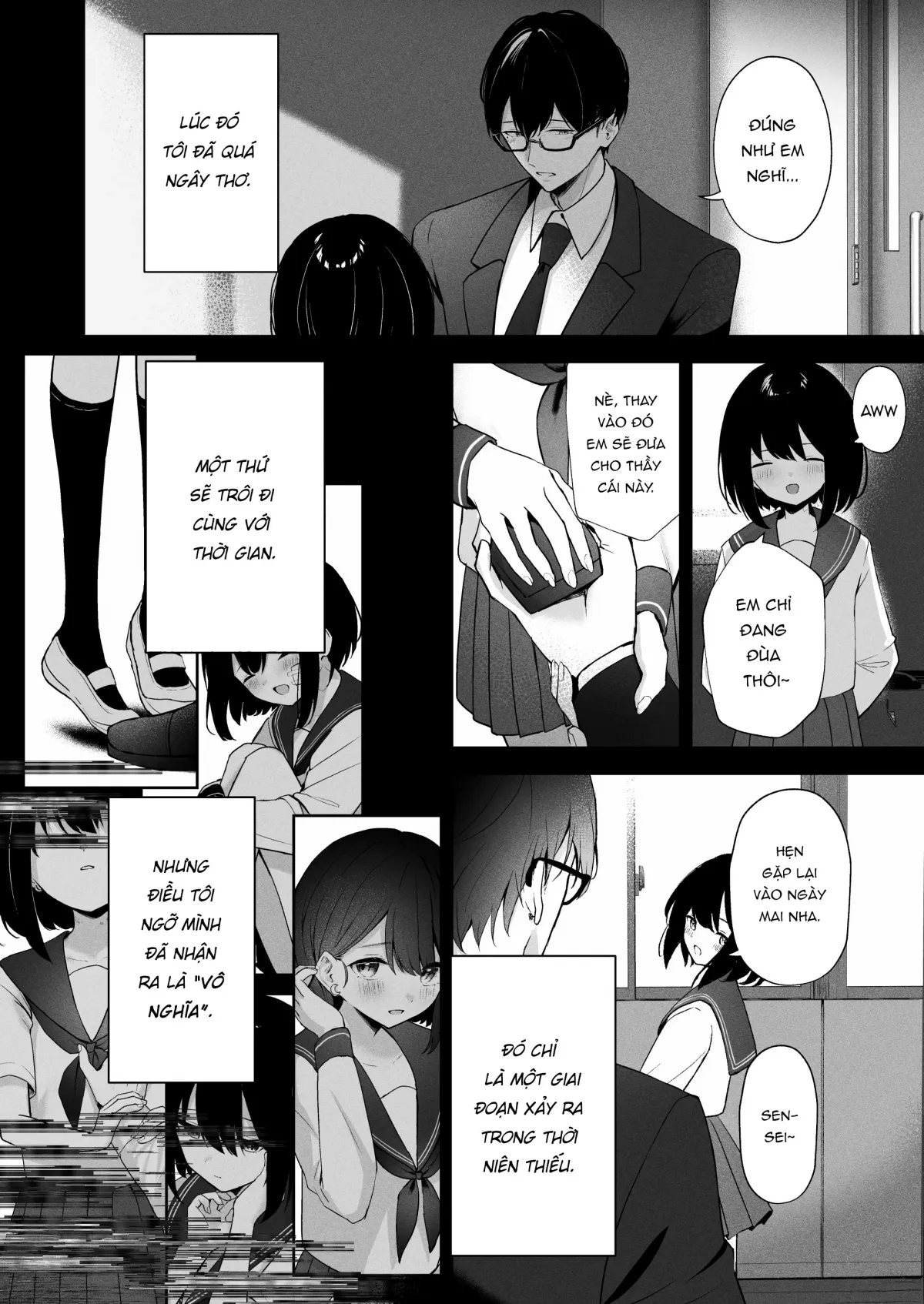HentaiVN.net - Ảnh 15 - Tia nắng của khuyết trăng [Mikazuki no Pierce Hole; Pierce Hole of The Cresent Moon] - Oneshot