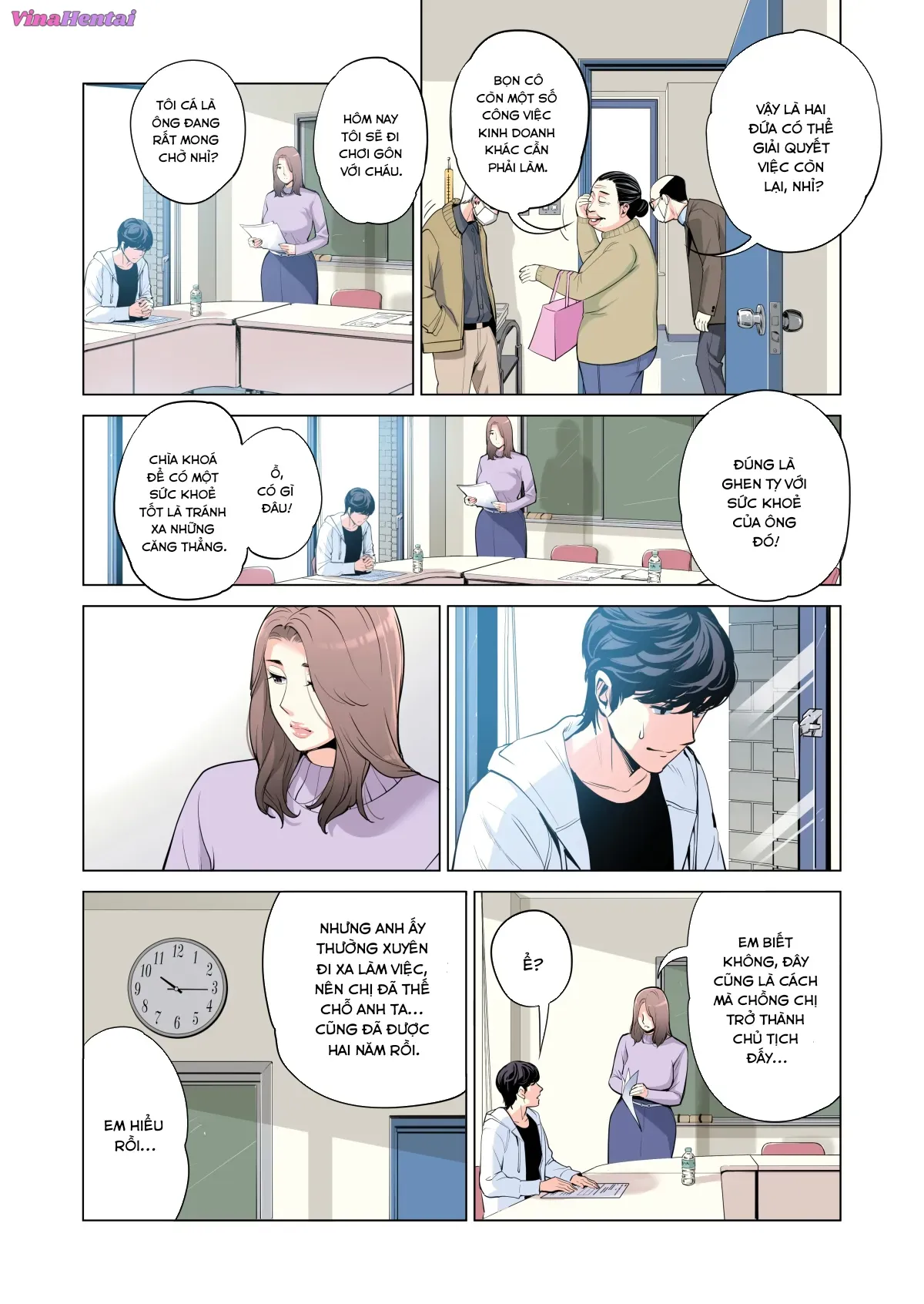 HentaiVN.net - Ảnh 15 - Những cô trợ lý đã có chồng 1-5 - Chap 1 Full màu