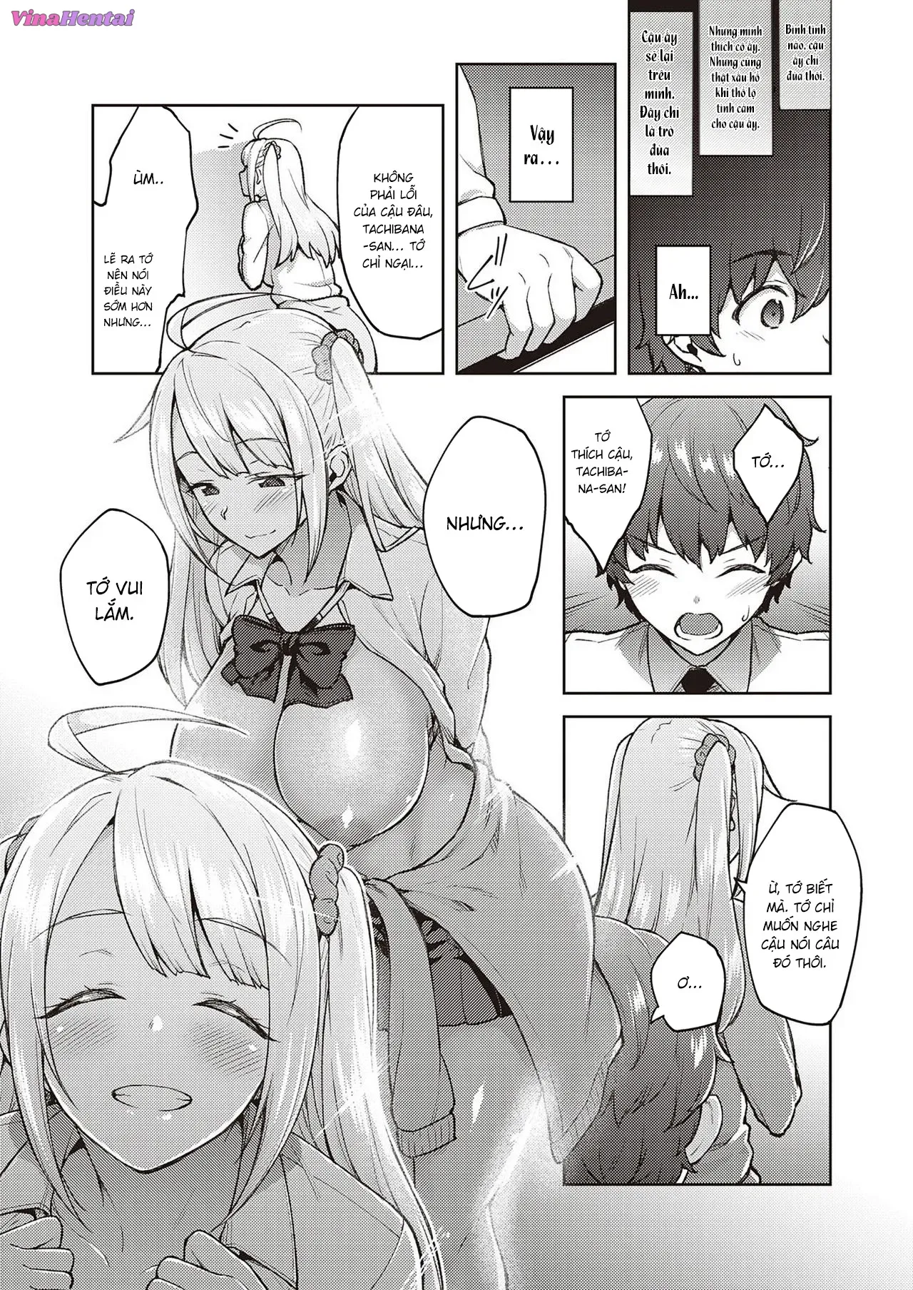 HentaiVN.net - Ảnh 15 - Làm ơn! Đừng trêu tớ nữa mà, Tachibana-san! [Karakawanaide Tachibana-san; Please don't tease me, Tachibana-san] - Oneshot