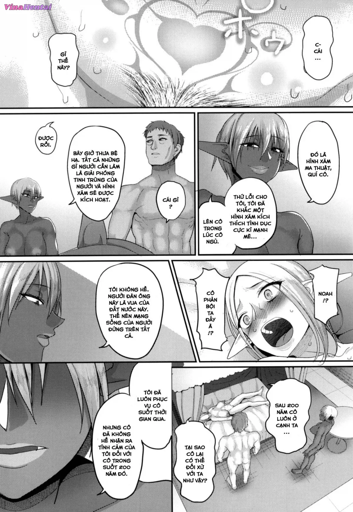 HentaiVN.net - Ảnh 15 - Takabisha Elf Kyousei Konin - Chap 3