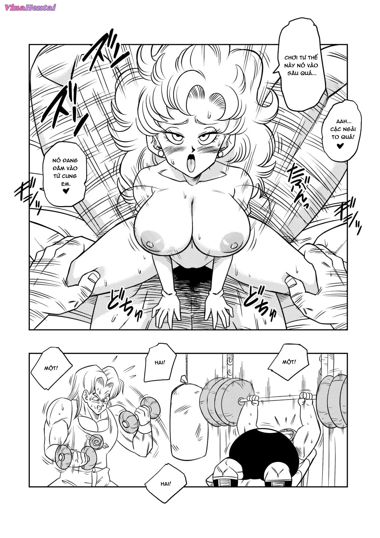 HentaiVN.net - Ảnh 15 - Huấn luyện bí mật của Mr Satan (Dragon Ball Z) [Mr Satan's Secret Training] - Oneshot