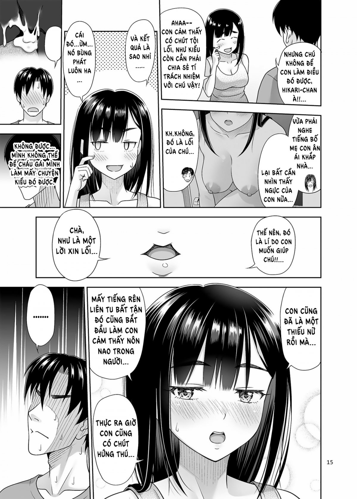 HentaiVN.net - Ảnh 15 - Tôi lấy nó ra giúp bạn nhé? - Oneshot
