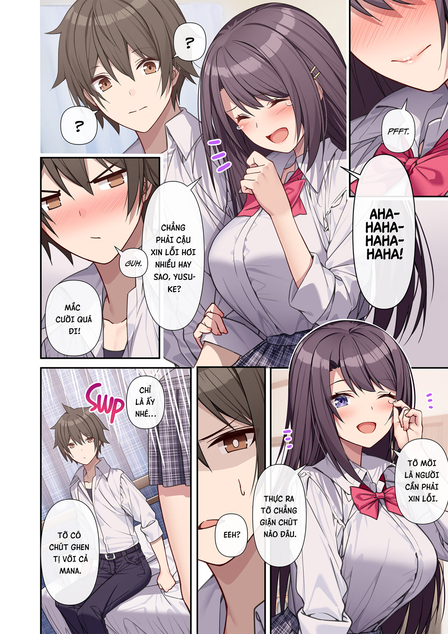HentaiVN.net - Ảnh 16 - Bạn gái luân phiên - Mối tình tay ba - Oneshot
