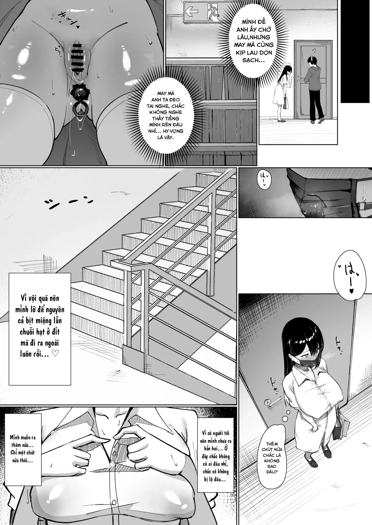 HentaiVN.net - Ảnh 15 - OL-chan wa Roshitsu Onanie ga Yamerarenai!! - Oneshot