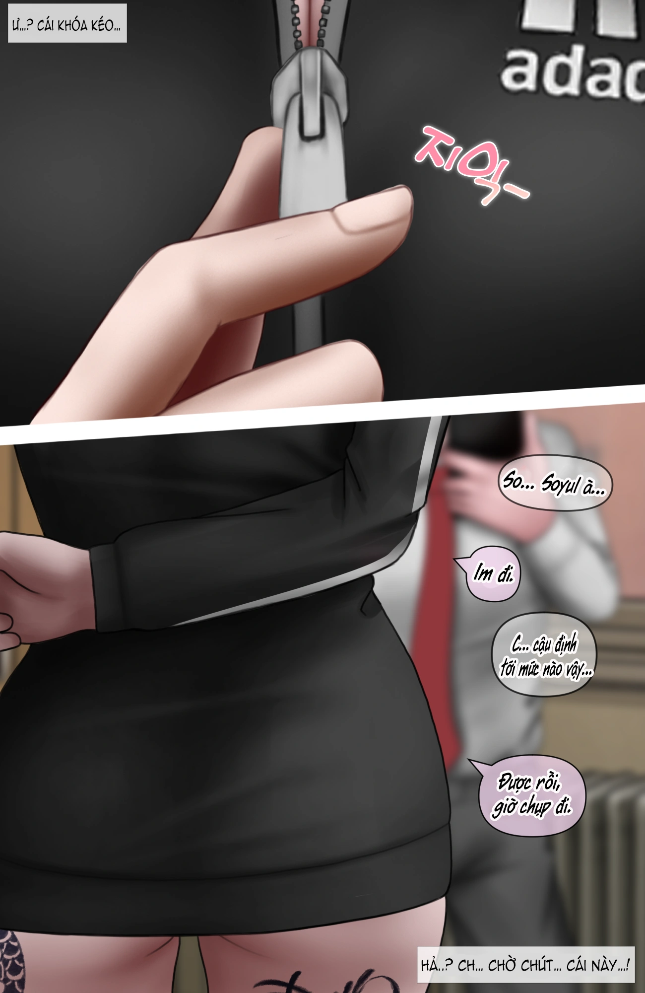 HentaiVN.net - Ảnh 19 - Gái Du Côn X Wibu Đụt Cận Trĩ - Chap 6.1
