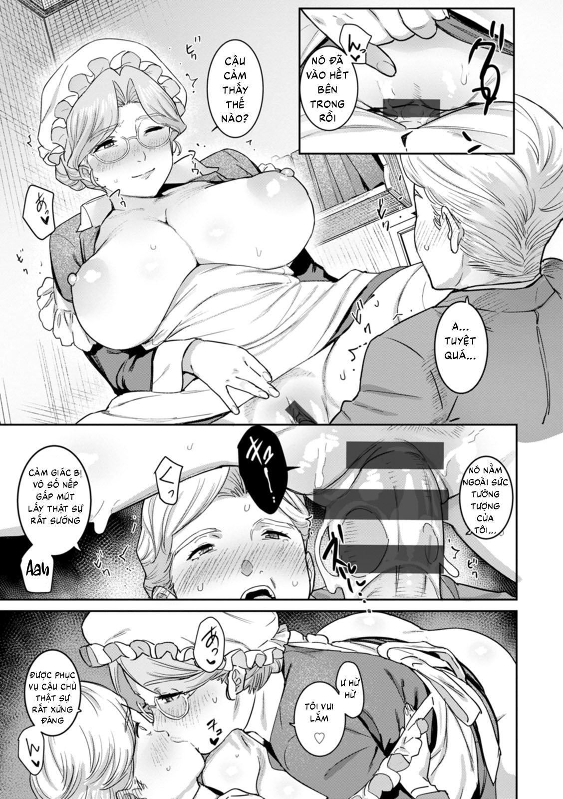 HentaiVN.net - Ảnh 14 - Rakujitsu no Haha - Ch. 7