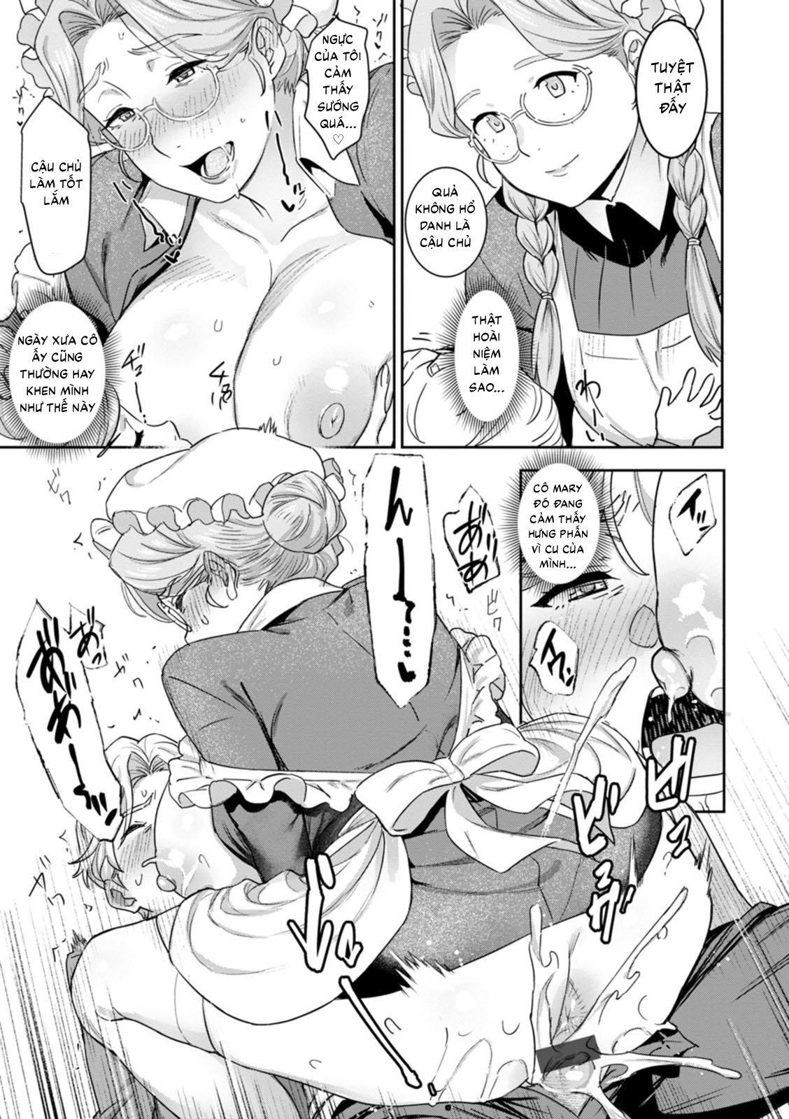HentaiVN.net - Ảnh 16 - Rakujitsu no Haha - Ch. 7