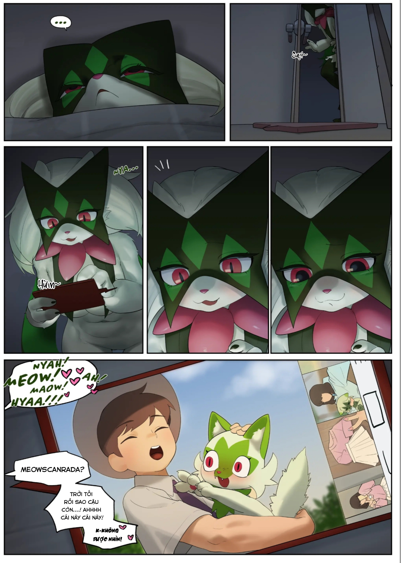 HentaiVN.net - Ảnh 16 - Meowscarada tớ... - Chap 1