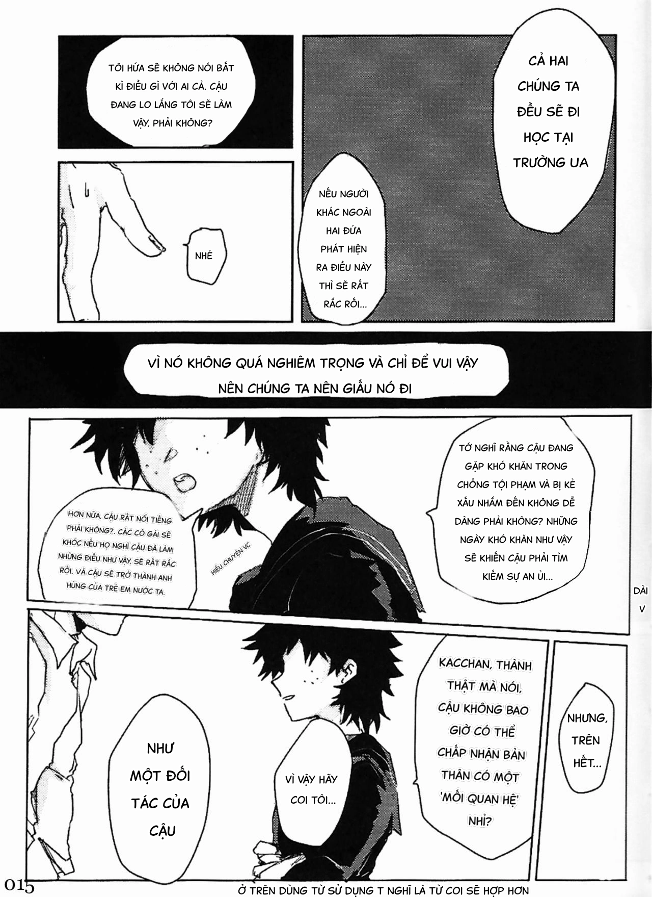 HentaiVN.net - Ảnh 12 - The Melody Which Ceases to End (Boku no Hero Academia)  - Chương 1:thái độ ngốc nghếch của chúng ta khi bên nhau