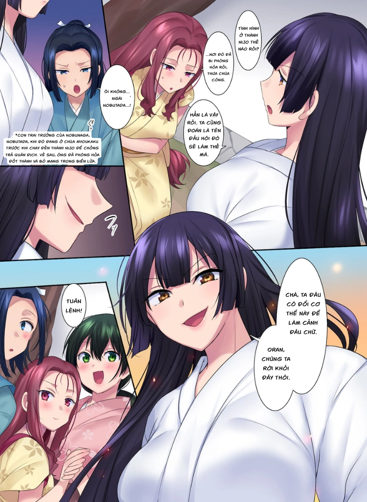 HentaiVN.net - Ảnh 16 - Sự biến đổi của Honnoji ~Nobunaga bị biến thành một cô gái - Oneshot