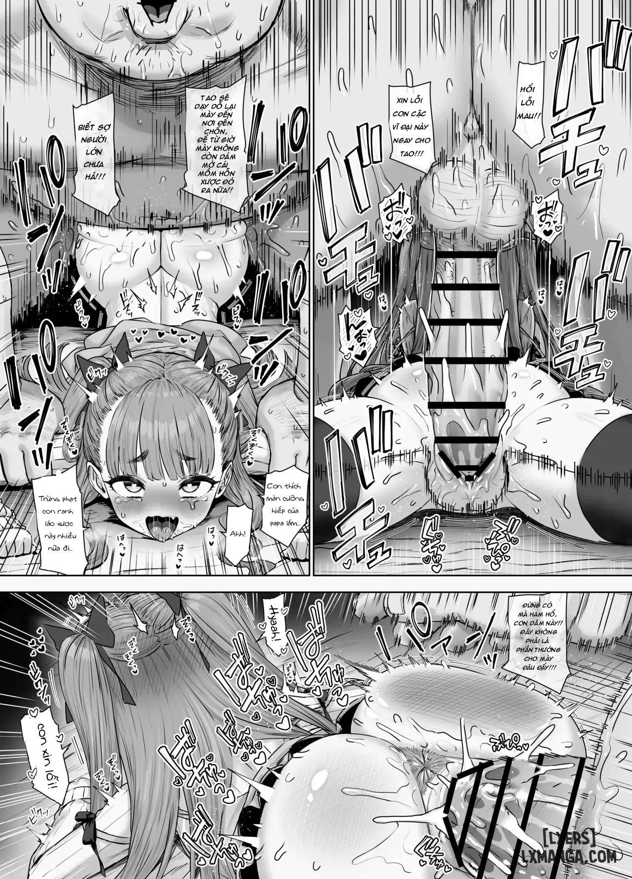 HentaiVN.net - Ảnh 16 - Usai Reia to Papa no Icha Love Ecchi - Oneshot