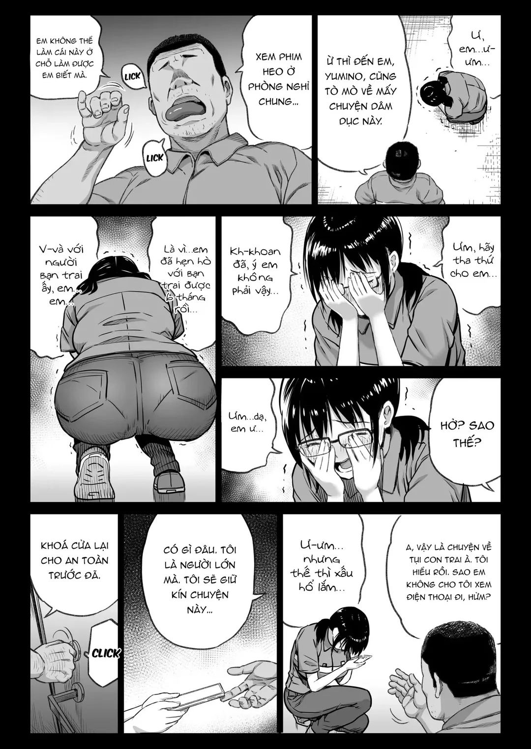 HentaiVN.net - Ảnh 16 - Yumino lại bị quản lý quấy rối - Oneshot