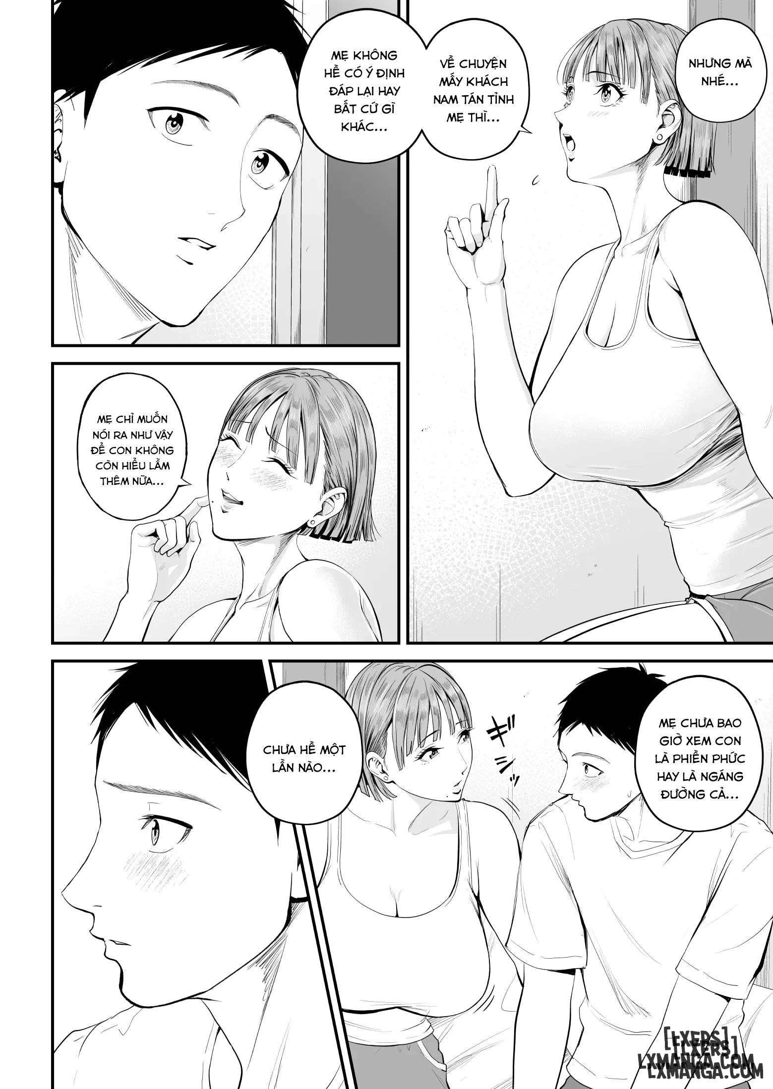 HentaiVN.net - Ảnh 16 - Boshi Jouji ~Daisuki na Okaa-san to Konya Majiwaru - Chap 1