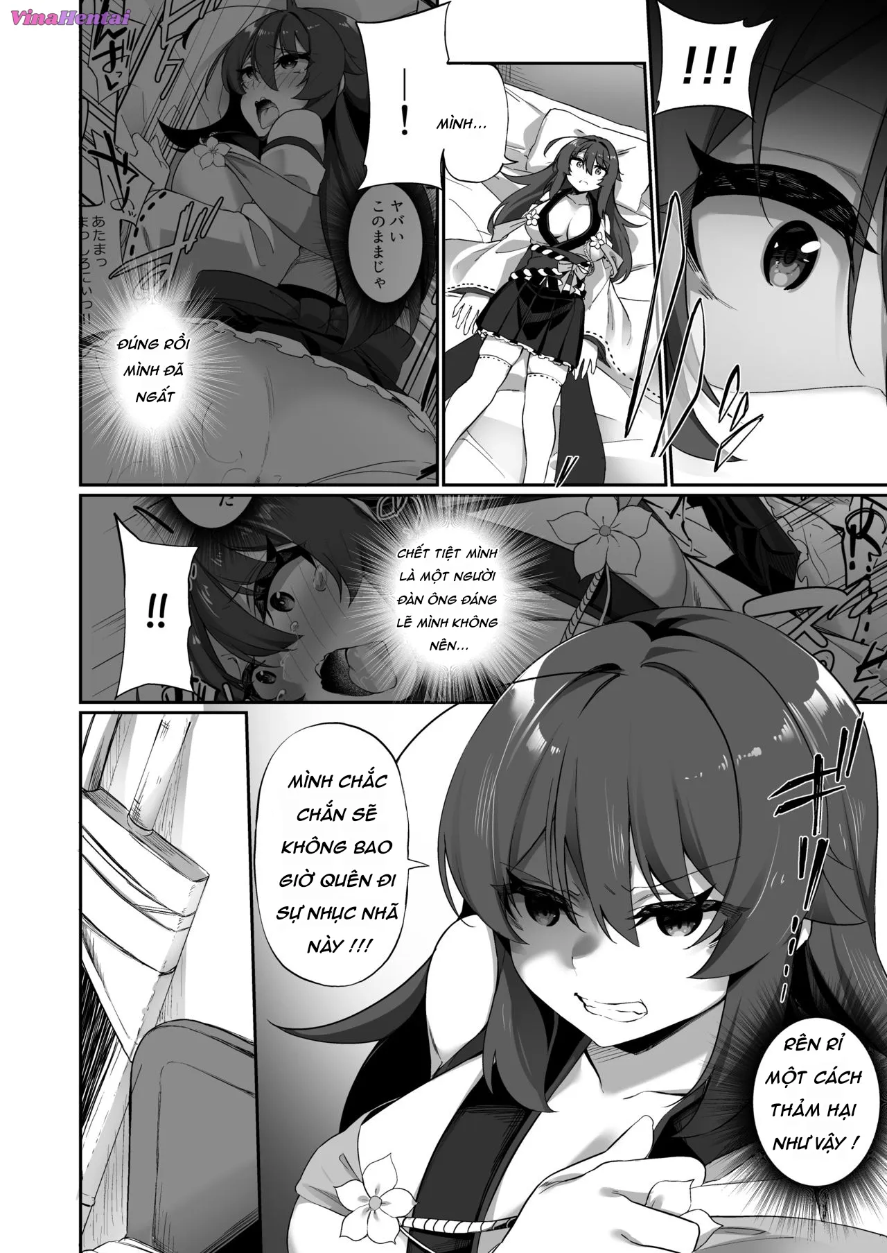 HentaiVN.net - Ảnh 17 - TS Miko-san wa Aragaitai! - Oneshot