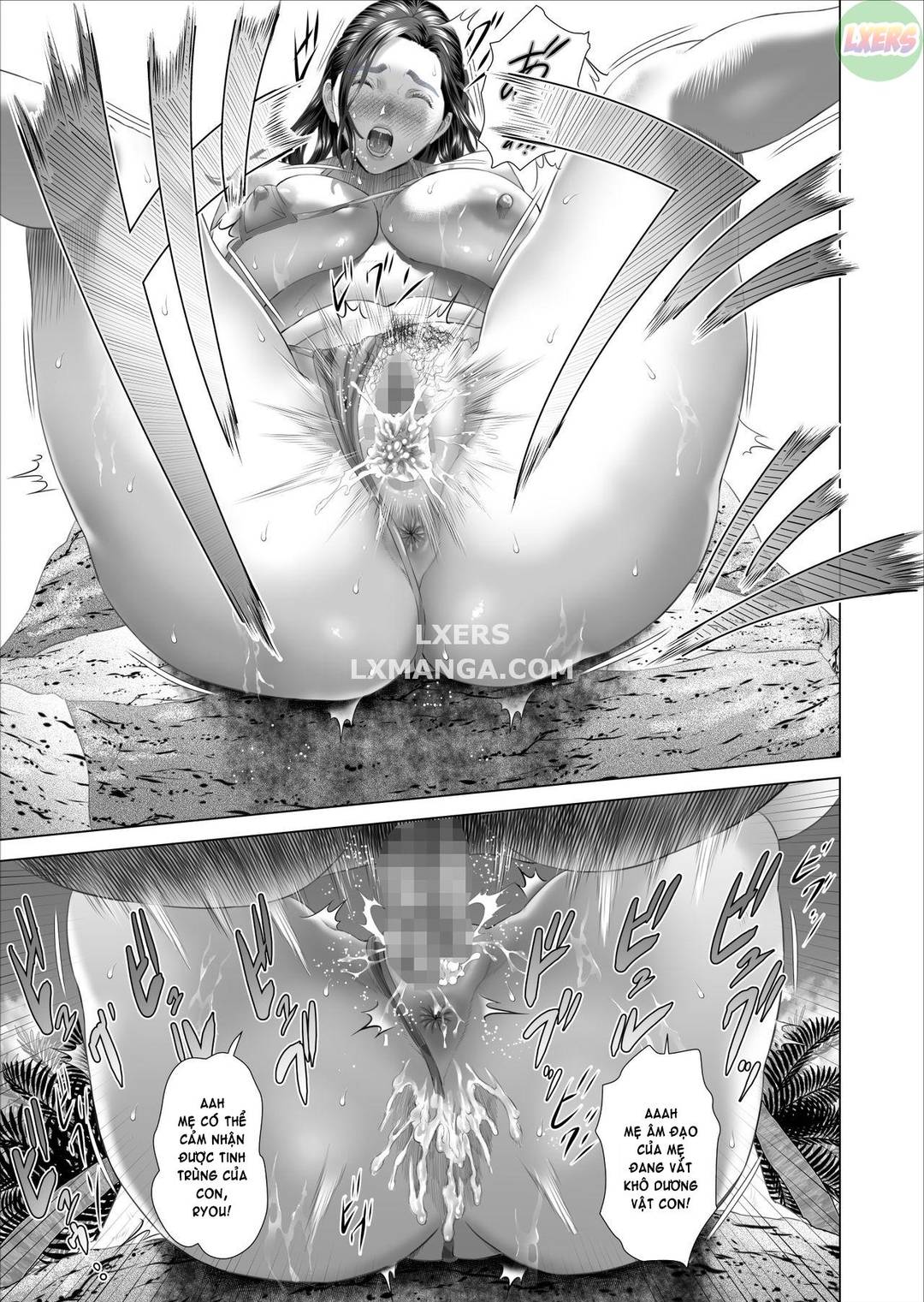 HentaiVN.net - Ảnh 17 - Kinjo Yuuwaku Musuko ni Otto no Soba de Dakareru Haha Hen - Chap 2