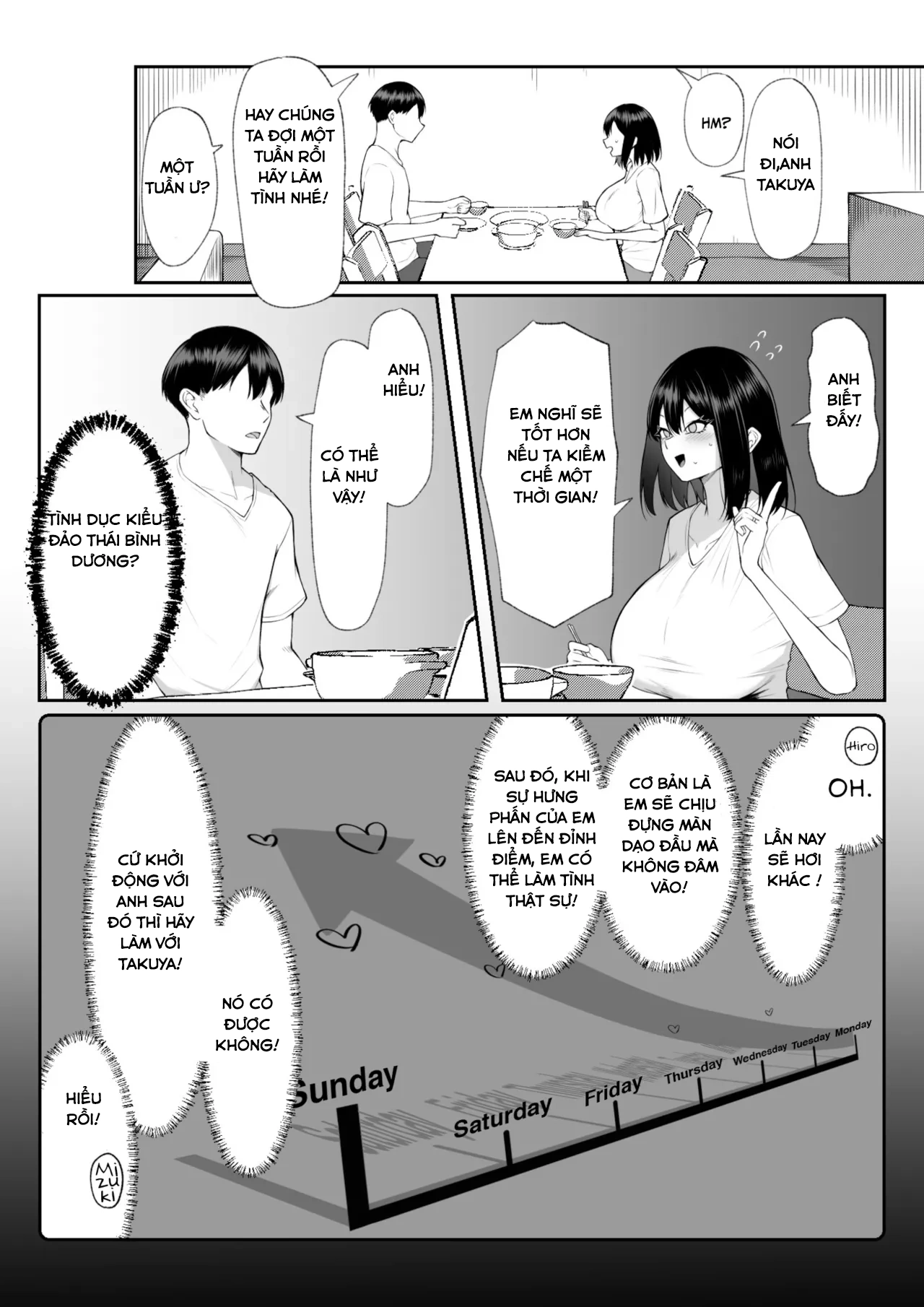 HentaiVN.net - Ảnh 17 - Một tuần tình dục đổi lấy mười năm tình yêu - Chap 3