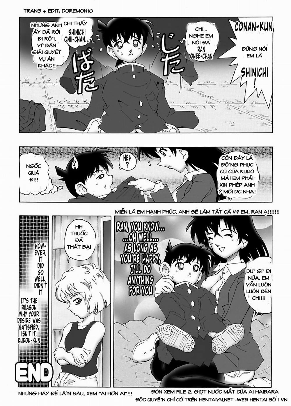 HentaiVN.net - Ảnh 17 - Thánh Conan [Game Of Detective, Trò Chơi Thám Tử] - Chương 5 File 0 Ran mất tích