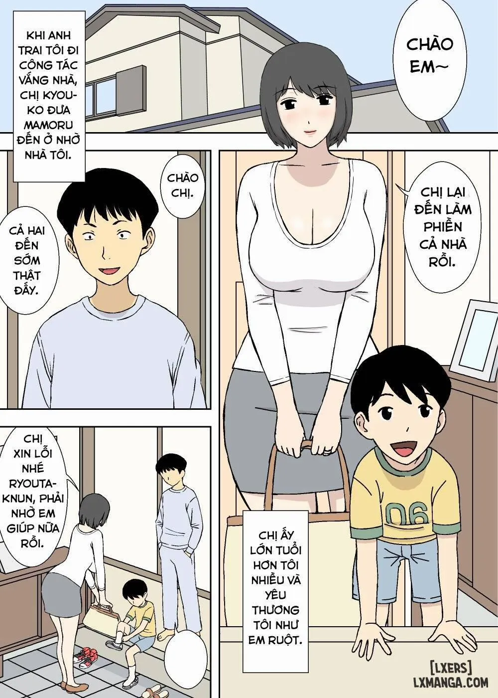 HentaiVN.net - Ảnh 16 - Chichi Musume - Ryouko to Kyouko - Oneshot