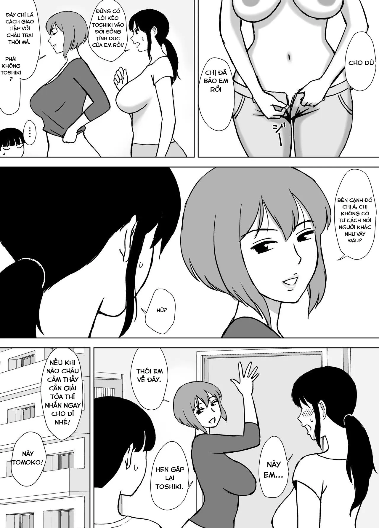 HentaiVN.net - Ảnh 16 - My Mom and My Aunt Are my Sex Friends [Boku no SeFre wa Haha to Oba] - Chap 1: Dì Tomoko!