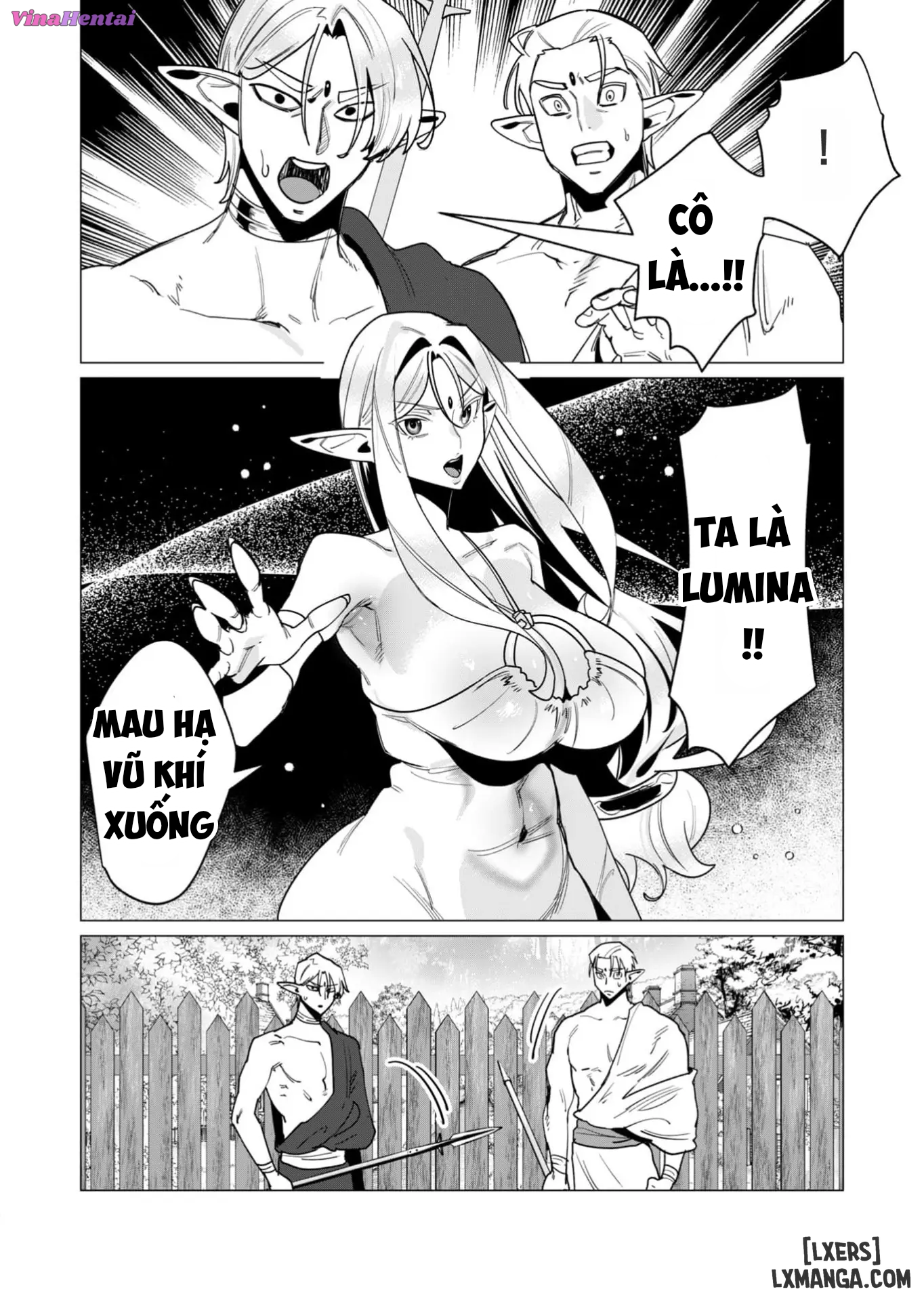 HentaiVN.net - Ảnh 16 - Vị Anh Hùng Muốn “Vợ Người Ta” Làm Phần Thưởng - Chap 15 : Dũng Sĩ và lời nguyền Dark Elf (Phần 2)