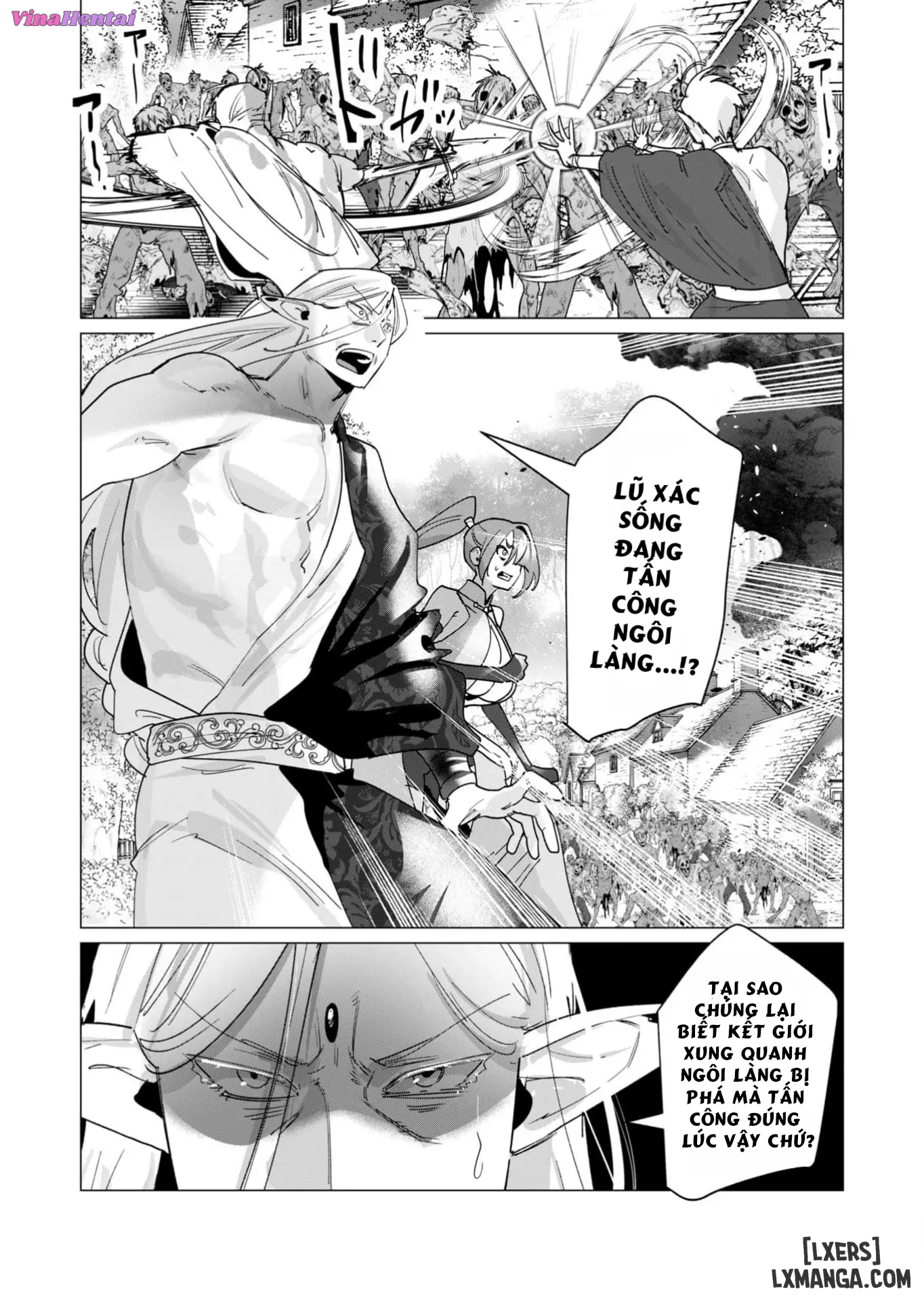 HentaiVN.net - Ảnh 16 - Vị Anh Hùng Muốn “Vợ Người Ta” Làm Phần Thưởng - Chap 17 : Dũng Sĩ và lời nguyền Dark Elf (Phần 4)