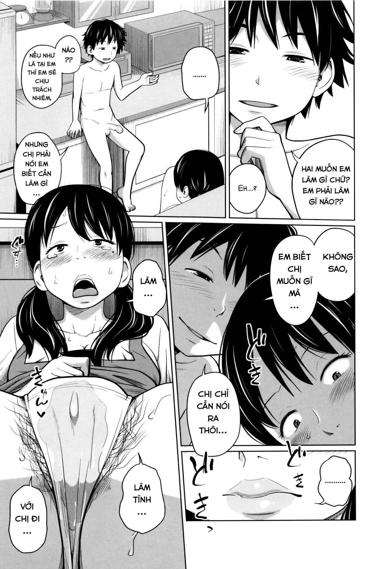 HentaiVN.net - Ảnh 16 - Chị Hai của tôi [Daily Sisters] - Chap 4