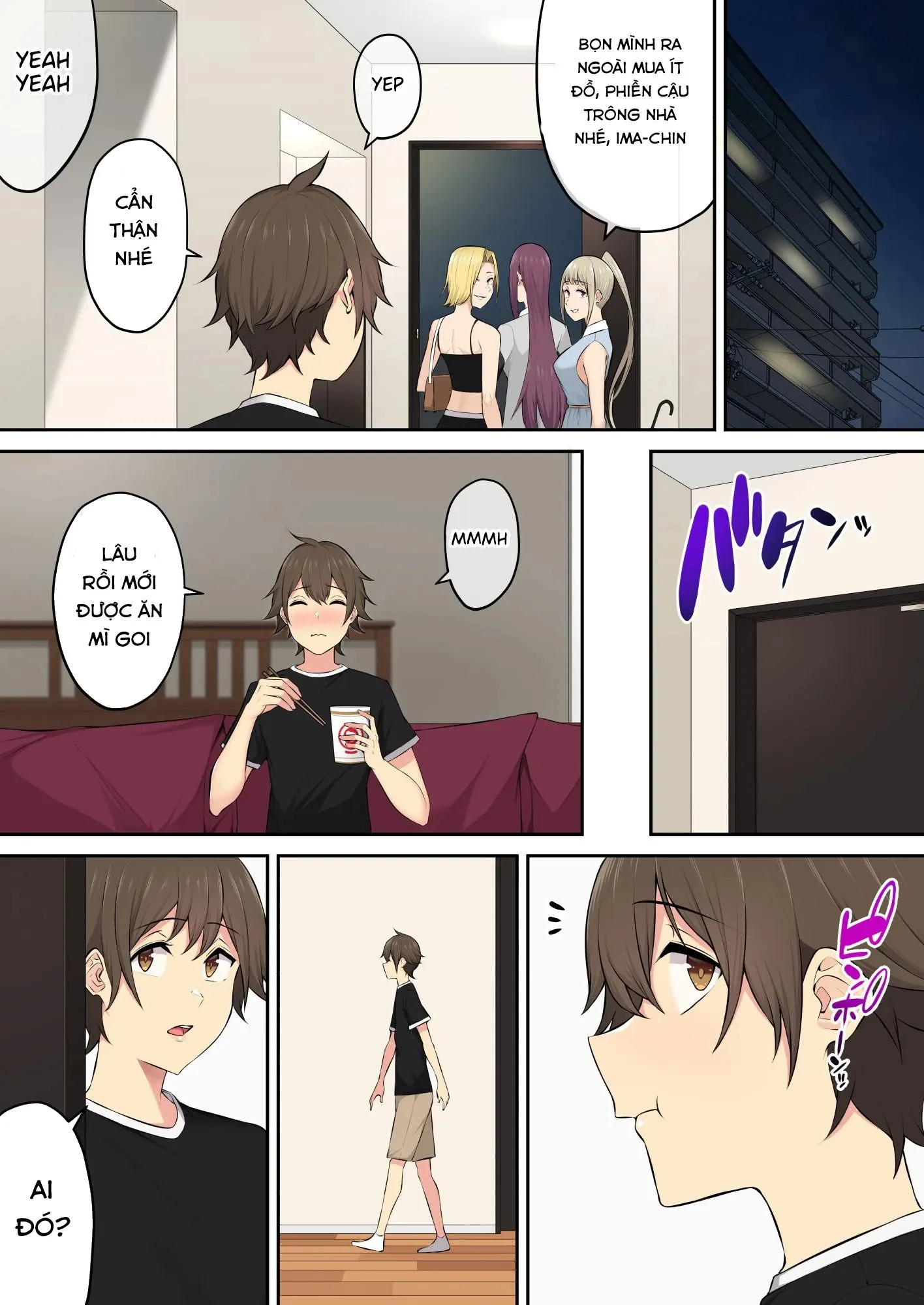 HentaiVN.net - Ảnh 16 - Imaizumi đưa cả bầy Gyaru về nhà mình - Chap 4.2