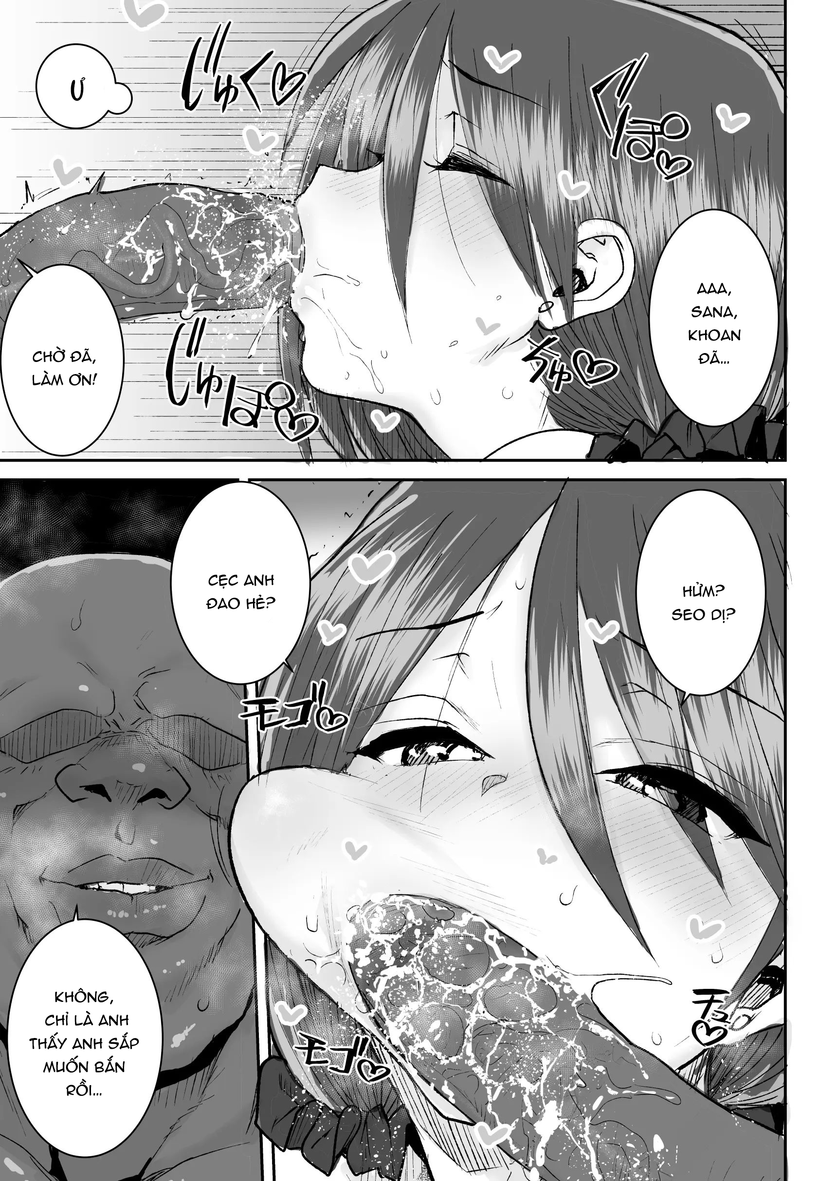 HentaiVN.net - Ảnh 16 - Mukki Muki no Kokujin Dekai Chinpo De Shucchouchuu no Otto ni Dekinai Akume SEX - oneshot